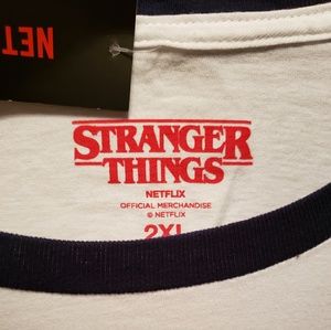 NetFlix Shirts - Stranger Things Ringer Tee NWT Netflix NetFlix Shirts - Stranger Things Ringer Tee NWT Netflix